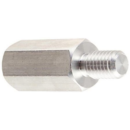 NEWPORT FASTENERS Hex Standoff, #8-32 Thrd Sz, Aluminum Plain, 1/4" Hex W, 832 PK 4534-832-AL